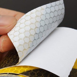 30ft X 2" Reflective Tape Honeycomb Safety Conspicuity Caution Warning Sticker Hazard Caution Tape Yellow/Black