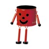K-E I GREENHOUSE Tin Man Pot S 2786-C-RD Red