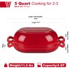 VORRINGARD Enameled Cast Iron Sourdough Bread Oven, Dutch Oven, Loaf