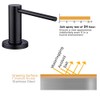 Matte Black Kitchen Sink Soap Dispenser GAPPO Countertop Pump Hand