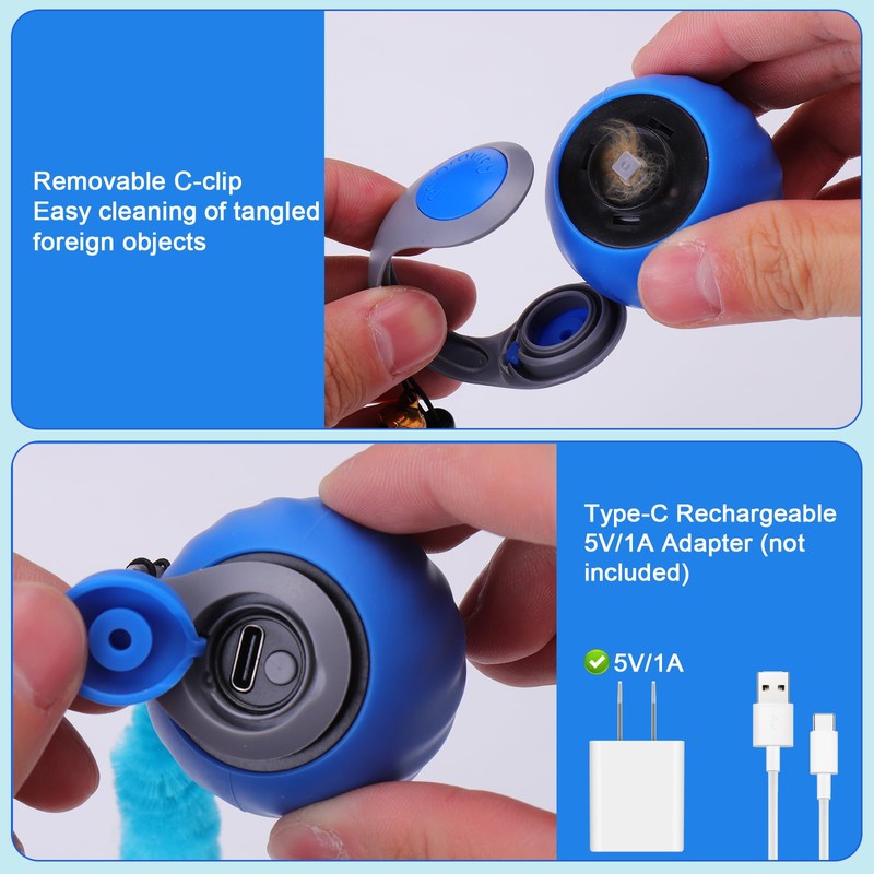BABORUI BABORUI Interactive Cat Toy Ball - Automatic Interactive Cat