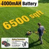 Cordless Weed Wacker with Wheels, 5-in-1 Electric String Trimmer, Battery