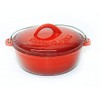 Cajun Classic 6 Qt. Red Enamel Coated Cast Iron Dutch