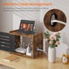 Homode Router Shelf, Wood Wifi Box Hider, Projector Shelf Stand,