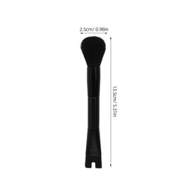 2-in-1 Dual-Ended Nose Contour Brush, Cheekbone Sculpting Brush, Professional U-Shaped and Angled Makeup Brush for Precise Contouring