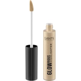 SANTE Naturkosmetik GLOWrious Liquid Highlighter 01 - Natural Glow for Irresistibly Beautiful Shimmer Effects, Vegan and Cruelty Free, 9 ml