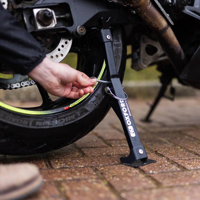 Oxford SnapJack V3 | Compact Portable Motorcycle Jack Secure Motorbike