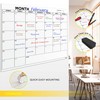 Large 36"x48" White Board Calendar Blank Dry Erase Calendar for