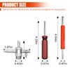 ZIMISI 3PCS Tire Valve Stem Removal Tool Kit, Includes Single