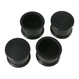 High Logic Leg Cap 31mm Round A-026 Black