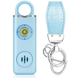 Gorfex 130dB Loud Rechargeable Personal Alarm, Everyday Alarm Keychain with LED Light - Useful Device for Women, Children, Elderly
