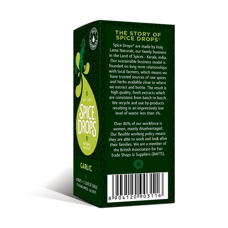 Holy Lama Natural Pure Garlic Extract Spice Drops (Easy Garlic)