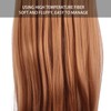 Long Hair Mannequin Head Light Brown Hairdresser Practice Training Head