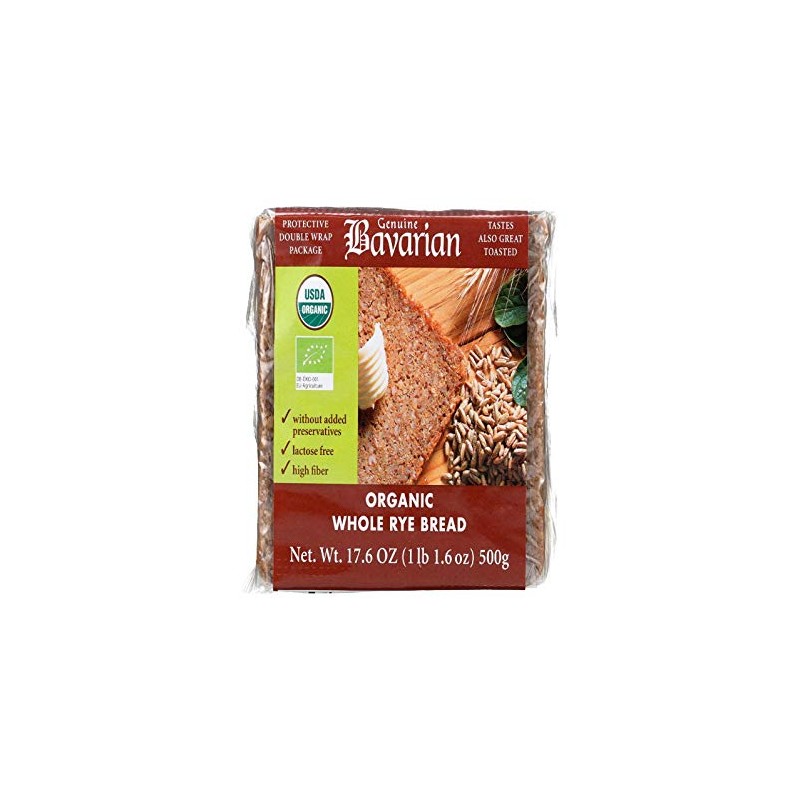 BAVARIAN BREAD Organic Whole Rye Bread, 17.6 OZ