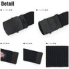Dickies Gacha Belt, 1.3 inches (32 mm) Wide, Double Logo,