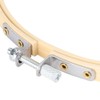 12Pcs Bamboo Embroidery Hoops Adjustable Cross Stitch Frame Circle Sewing