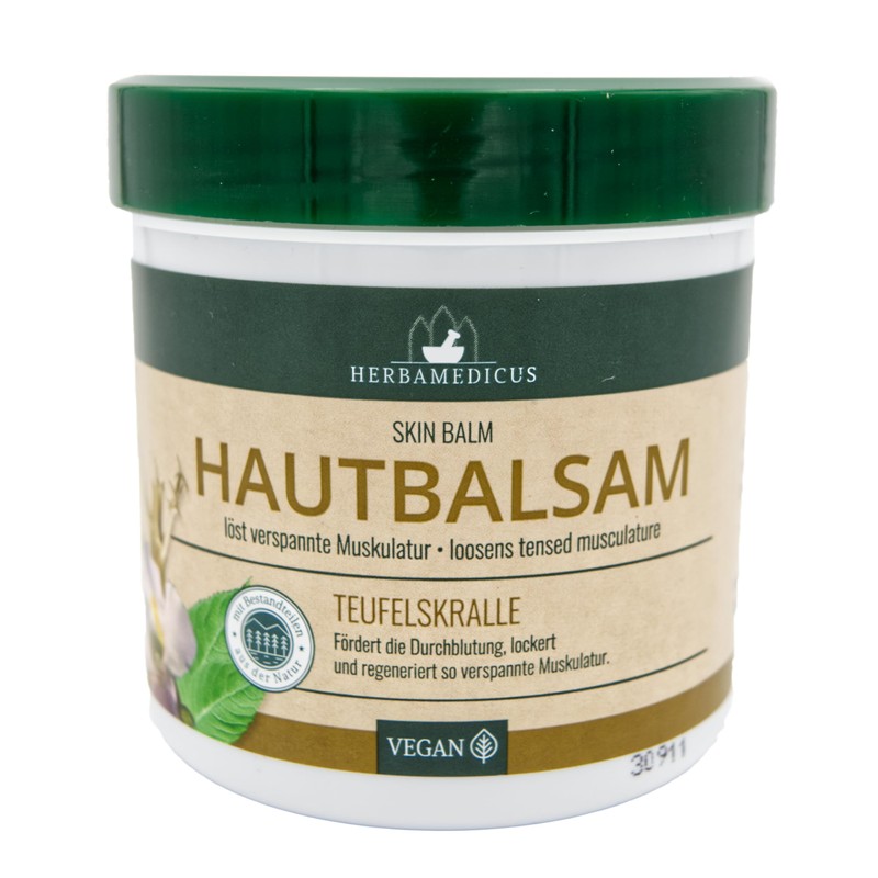 HERBAMEDICUS Devil's Claw Skin Balm, Loosens and Regenerates Muscles and