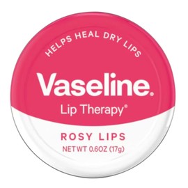 Vaseline Lip Therapy Lip Balm, Rosy Lips 0.6 oz (Pack of 5)