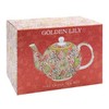 The Leonardo Collection LP94945 Ceramic Tea Pot | Golden Lily
