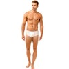 Haigman 3 Pack Cotton Stretch Briefs White - Medium