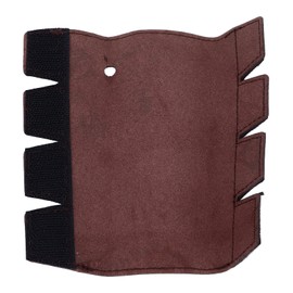 French Horn Hand Guard Leather Anti Slip Protector Handle Wrap Hand Pad Cover Instrument Accessory Brown