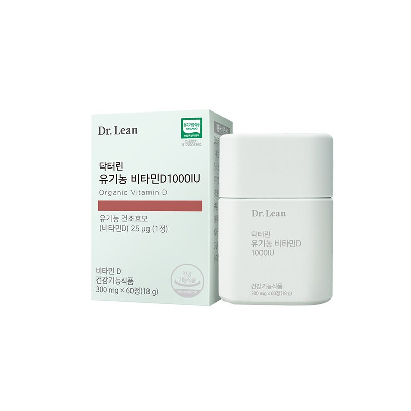 Dr.Lin Organic Vitamin D 1000IU 60 tablets (4) / 닥터린