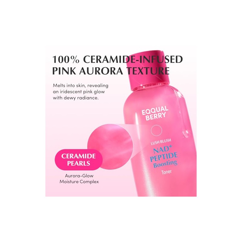 EQQUALBERRY - Tónico Facial NAD+ Péptidos y Ceramidas 150 ml