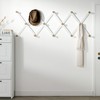 SKOLOO Wooden Wall Hat Rack, Large Accordion Wall Hanger, Modern,