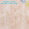 416pcs Mini Wooden Letters for Crafts, 15mm Wooden Alphabet Wood