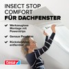 tesa fly screen Comfort Velcro tape for roof windows, white,