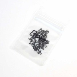 Q Snap Stainless Steel Black Quick Snap Set of 30 #000 ~ #3 Provare (#000, 30 Pieces)