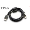 2 Pack Approx. 6ft High Speed HDMI Cable w/Ferrite Cores