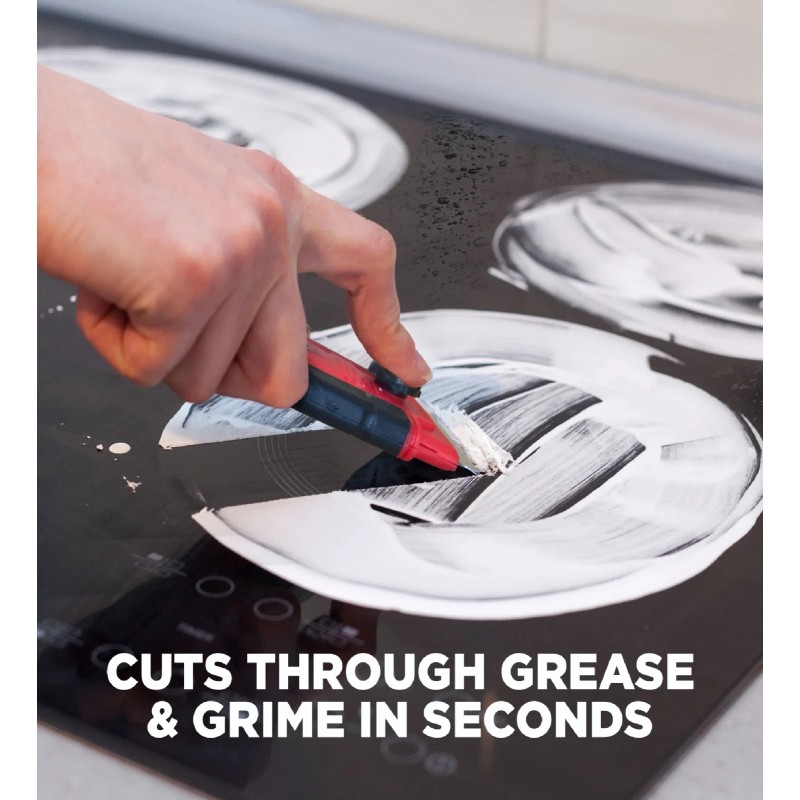 Weiman Glass Stove Top Complete Cleaning Kit Cleaner Scrubber &