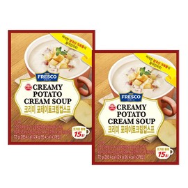 오뚜기 프레스코 크리미 포테이토 크림 컵스프 72g X 2개 (42513381) Ottogi Fresco Creamy Potato Cream Cup Soup 72g x 2