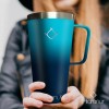 Hidranur Termo Taza Vaso Con Tapa Para Bebida Fría Y