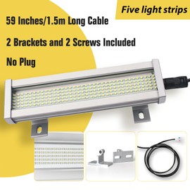 SPEETEER Industrial Machine Tube Light LED 18W CNC Machine Work Lighting IP67 Dustproof Waterproof Explosion Proof AC 95V-245V 110V 230V 6400K 2160lm Industrial Waterproof LED Light Fixture