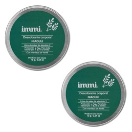 IMMI Desodorante Natural Niaouli en Tarro 2 Piezas