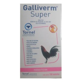 Desparasitante Galliverm Super 100 Tab Tornel