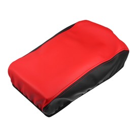 A ABSOPRO Car Center Armrest Seat Box Cover Black Red Cover for Nissan Altima