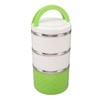 Stackable Stainless Steel Thermal Lunch Container Leakage Proof Retain Freshness