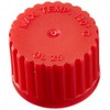 neoLab E-1679 Screw Caps GL 25 Polypropylene Closed Red (Pack