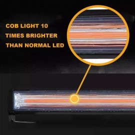 PUNKZZ Barra Torreta Estrobo Codigo Leds Cob Policia 47 PuLG 80w