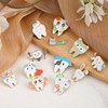 12pcs Tooth Brooch Pins, Cute Cartoon Dentist Enamel Pins Funny