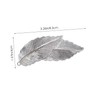 FOMIYES Simple Leaf Hair Clips for Women Elegant Metal Hair