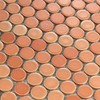 Ceramic Mosaic Knob Mosaic Tile Round Terracotta