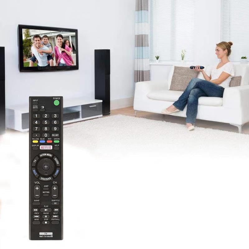 Replacement RMT-TX100U Remote Sony for Sony Bravia TV RMT-TX100U XBR-49X830C,XBR-55X900C,
