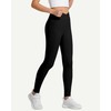 JOCMIC Girls Athletic Leggings Cross High Waist for Kids Yoga
