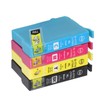 4PCS Printer Ink Cartridge Colorfast Clear Printing Large Capacity Ink