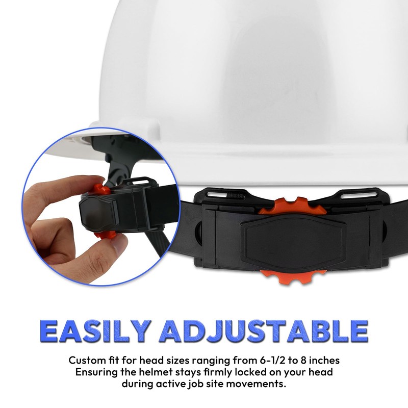 LOHASWORK Full Brim Hard Hat, OSHA Approved Hardhat, Casco De