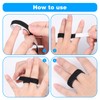 Hejo 10PCS Finger Splints, Adjustable Breathable Finger Tape, Reusable Finger